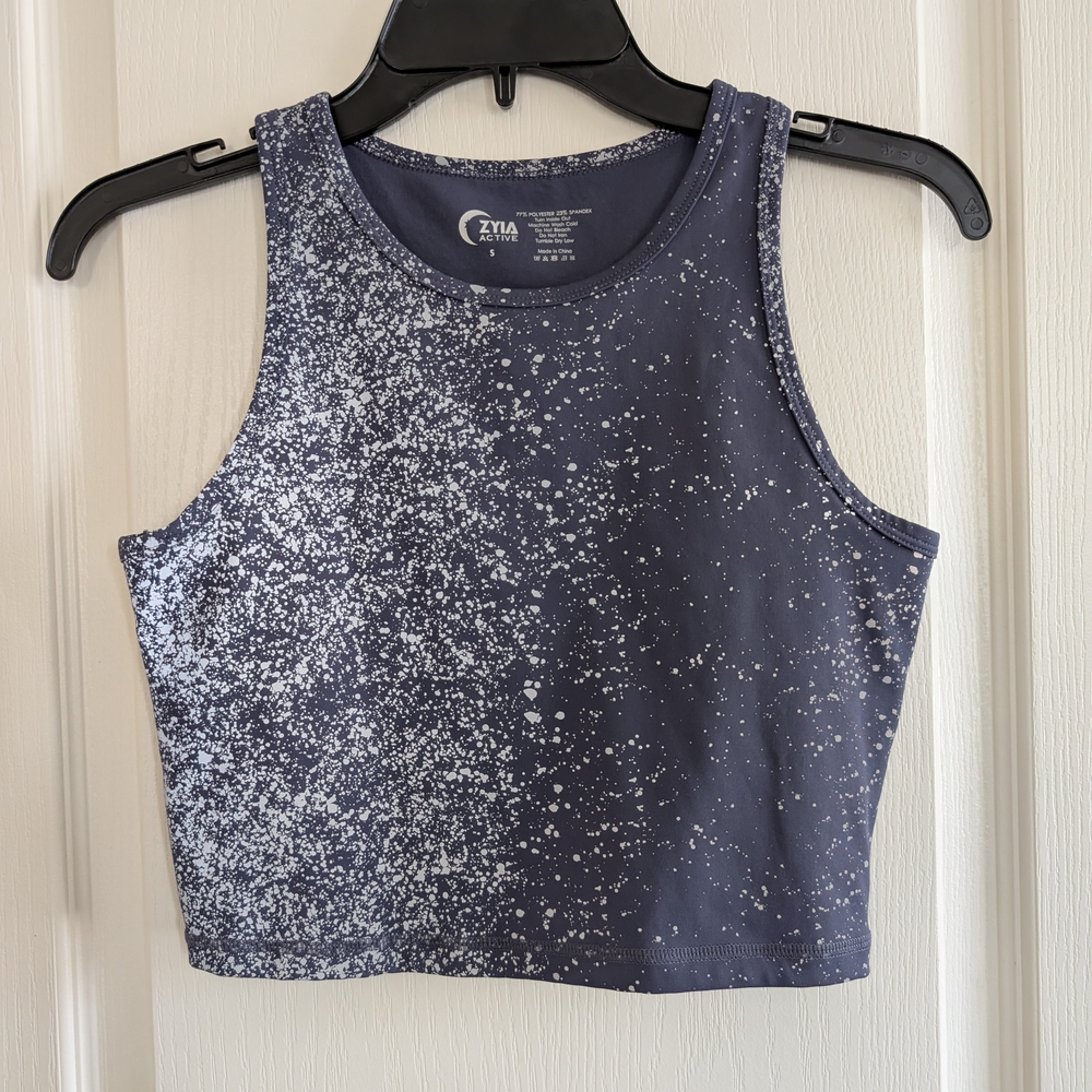 Zyia Active Cropped Tank Top NWOT